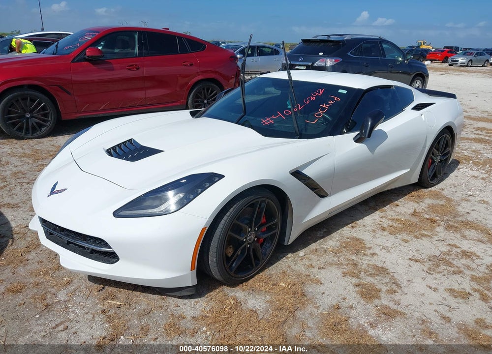 2014 CHEVROLET CORVETTE STINGRAY Z51 VIN: 1G1YK2D78E5107462