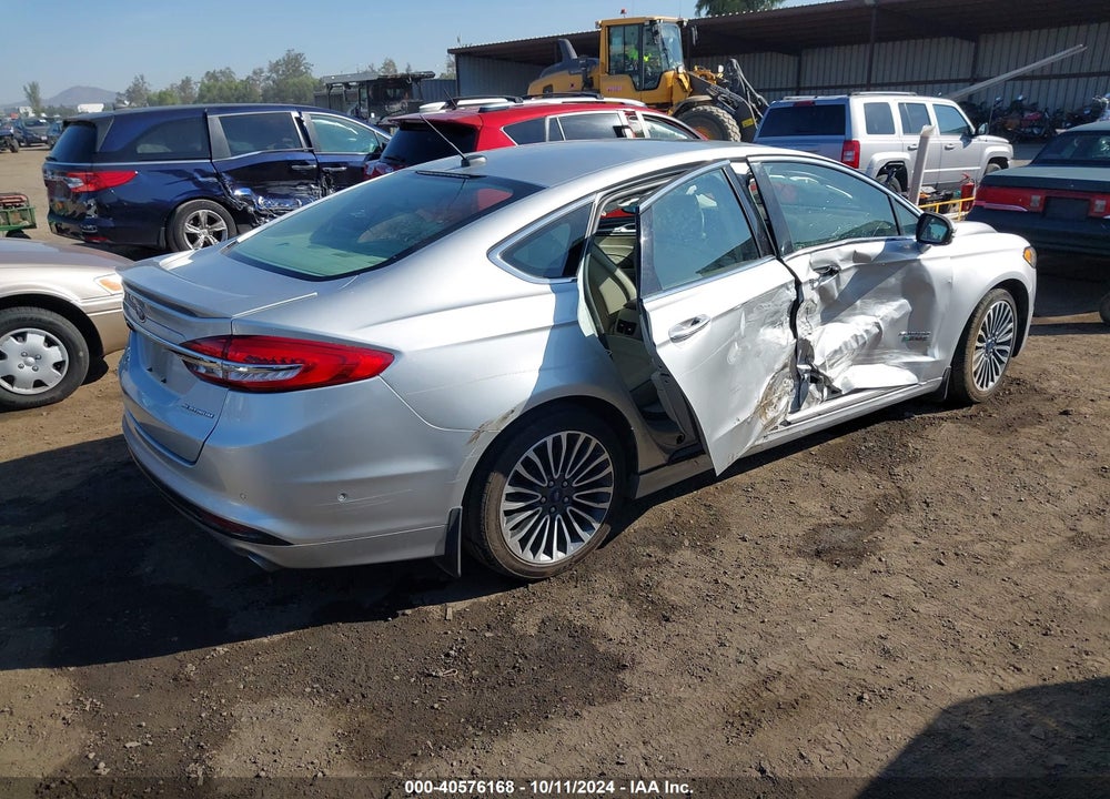 2017 FORD FUSION ENERGI PLATINUM VIN: 3FA6P0SU2HR190231