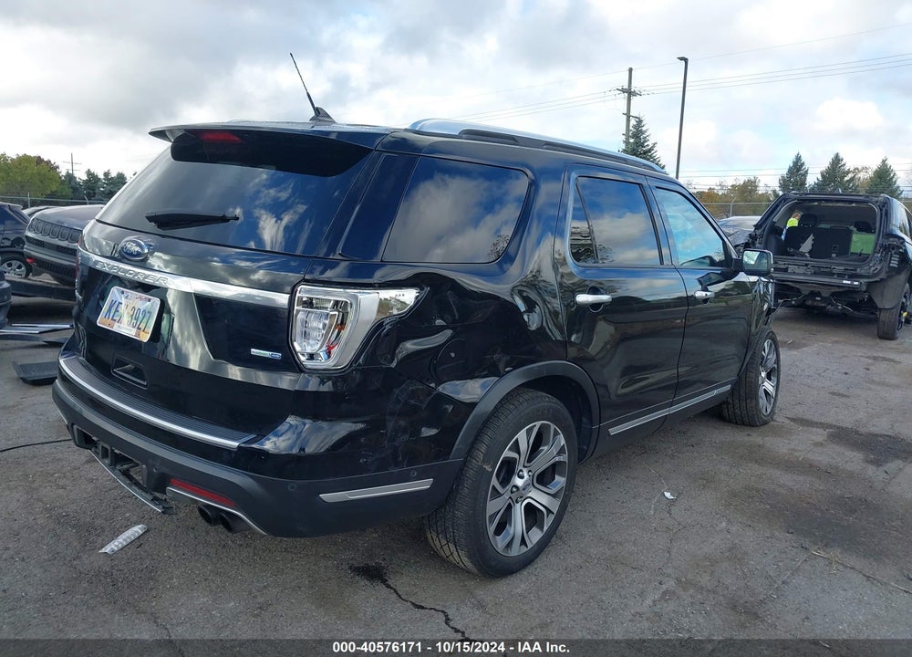 2018 FORD EXPLORER PLATINUM VIN: 1FM5K8HT2JGC81784