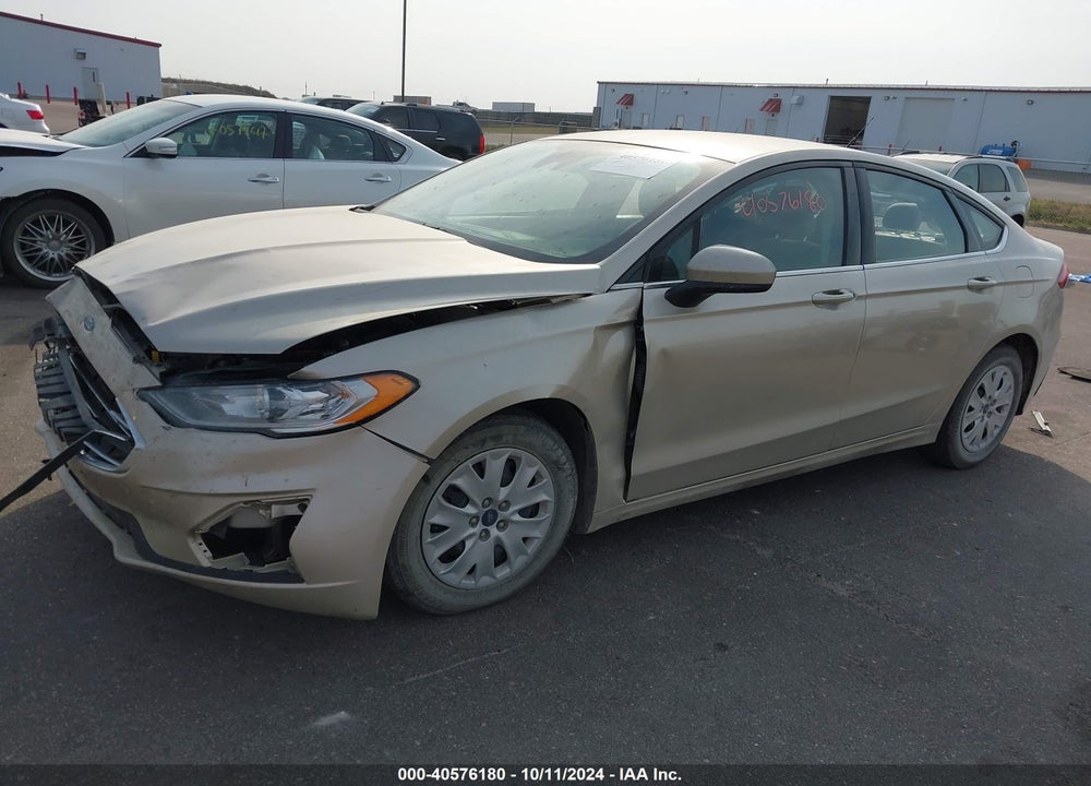 2019 FORD FUSION S VIN: 3FA6P0G77KR173533