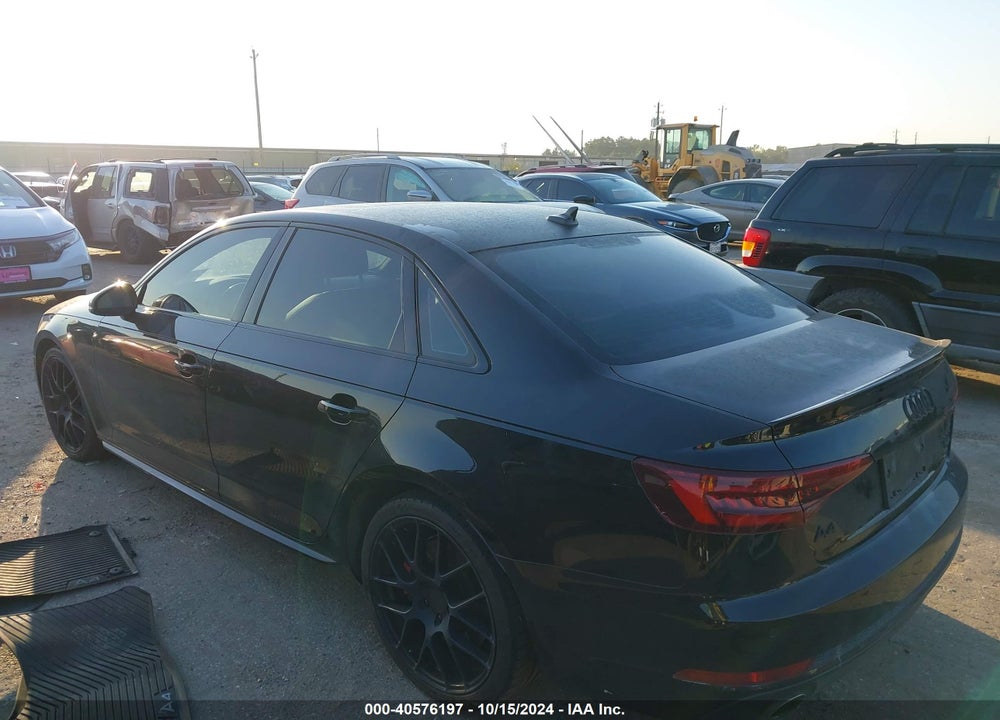 2018 AUDI A4 2.0T PREMIUM VIN: WAUFNAF42JN002779