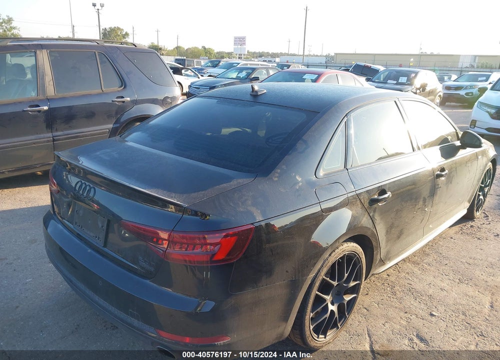 2018 AUDI A4 2.0T PREMIUM VIN: WAUFNAF42JN002779