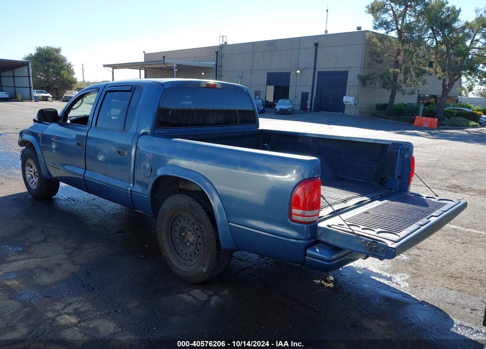2002 DODGE DAKOTA SPORT VIN: 1B7HL38XX2S712908