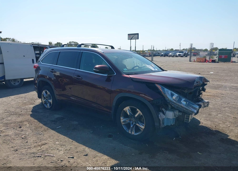2017 TOYOTA HIGHLANDER LIMITED/PLATINUM VIN: 5TDDZRFH4HS467794