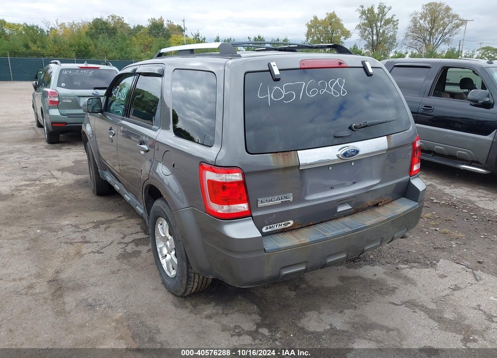 2011 FORD ESCAPE LIMITED VIN: 1FMCU0E78BKC62214