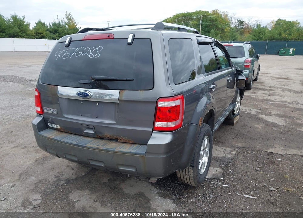 2011 FORD ESCAPE LIMITED VIN: 1FMCU0E78BKC62214