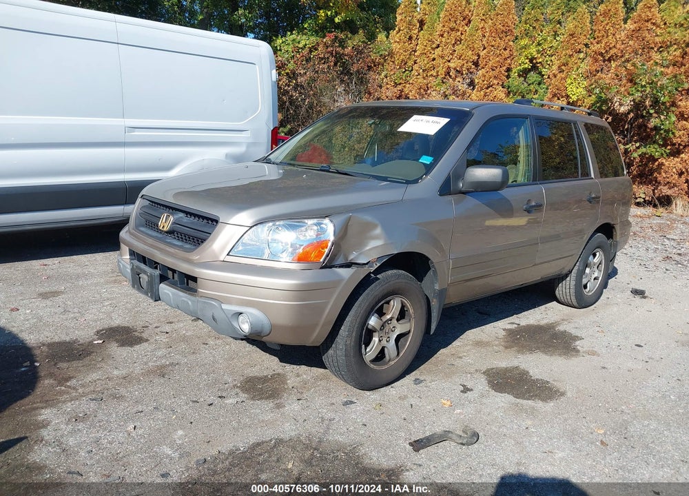 2004 HONDA PILOT EX-L VIN: 2HKYF18564H558998