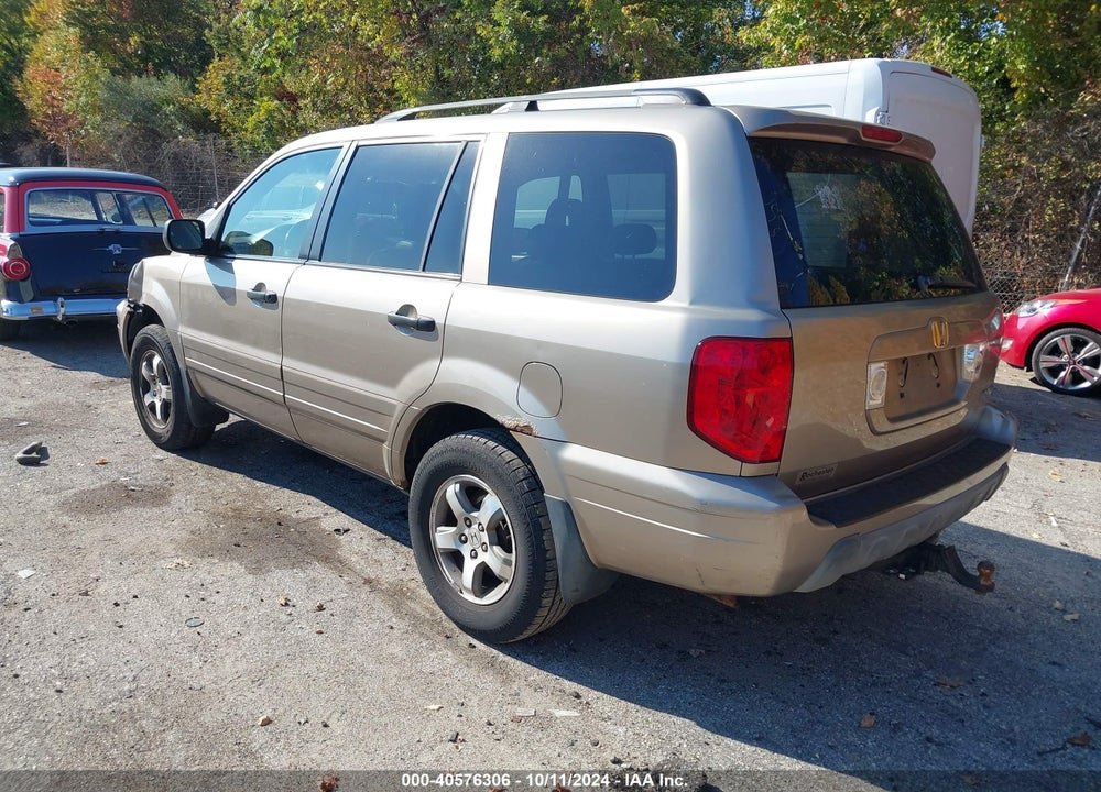 2004 HONDA PILOT EX-L VIN: 2HKYF18564H558998