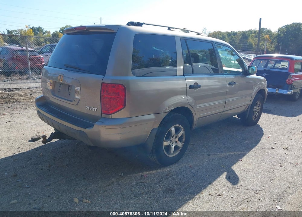 2004 HONDA PILOT EX-L VIN: 2HKYF18564H558998