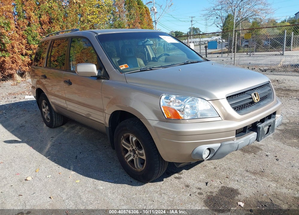 2004 HONDA PILOT EX-L VIN: 2HKYF18564H558998