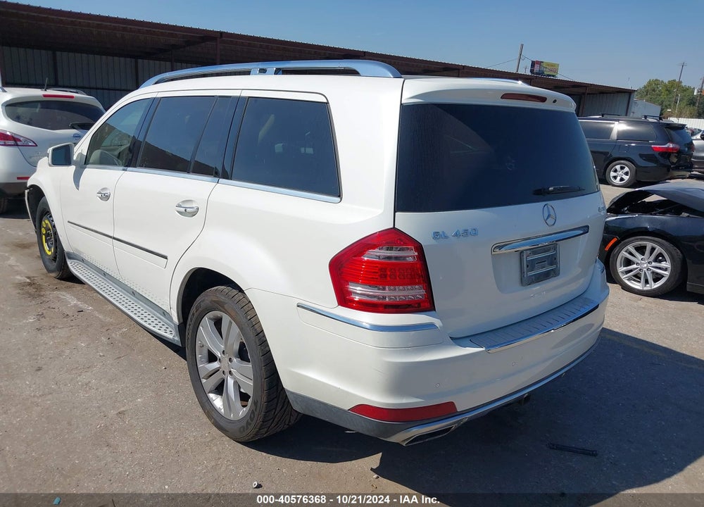 2011 MERCEDES-BENZ GL 450 4MATIC VIN: 4JGBF7BE4BA713193