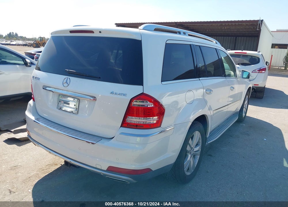 2011 MERCEDES-BENZ GL 450 4MATIC VIN: 4JGBF7BE4BA713193