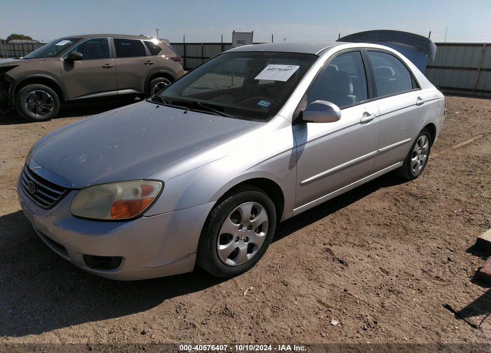 2008 KIA SPECTRA EX VIN: KNAFE121285551355
