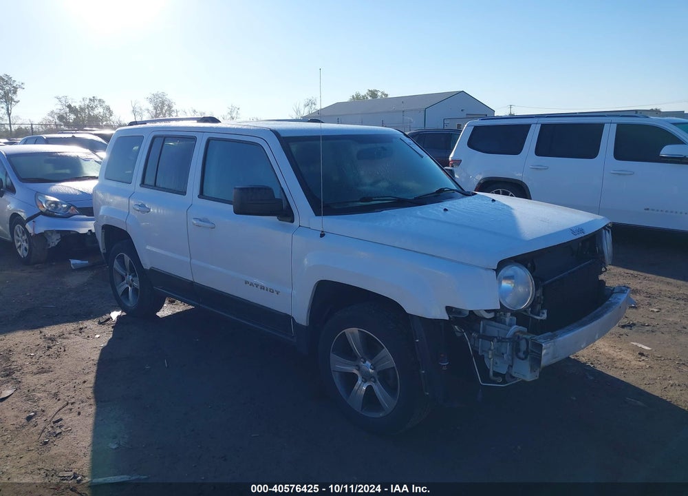 2017 JEEP PATRIOT HIGH ALTITUDE 4X4 VIN: 1C4NJRFB0HD177569