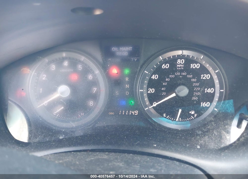 2009 LEXUS ES 350 VIN: JTHBJ46G892330079