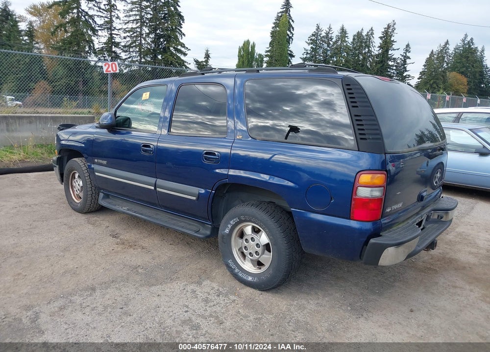 2002 CHEVROLET TAHOE LT VIN: 1GNEK13Z32J152939