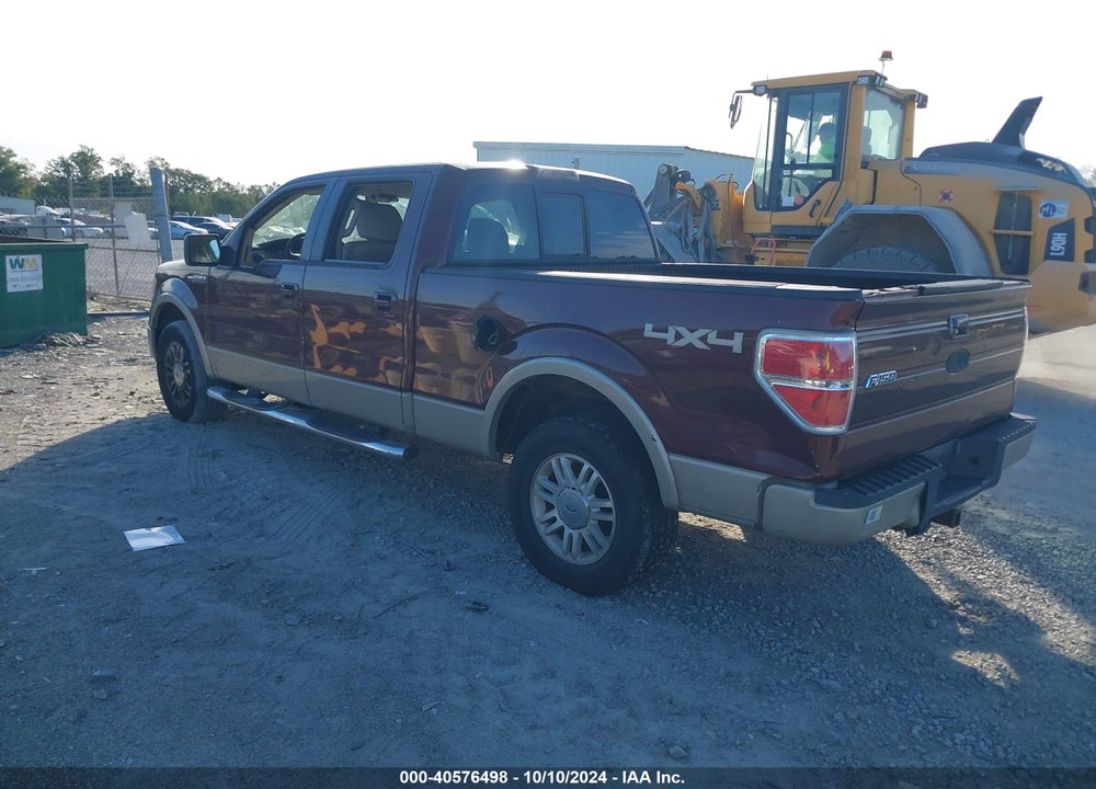 2009 FORD F-150 FX4/KING RANCH/LARIAT/PLATINUM/XL/XLT VIN: 1FTPW14V39FB19731