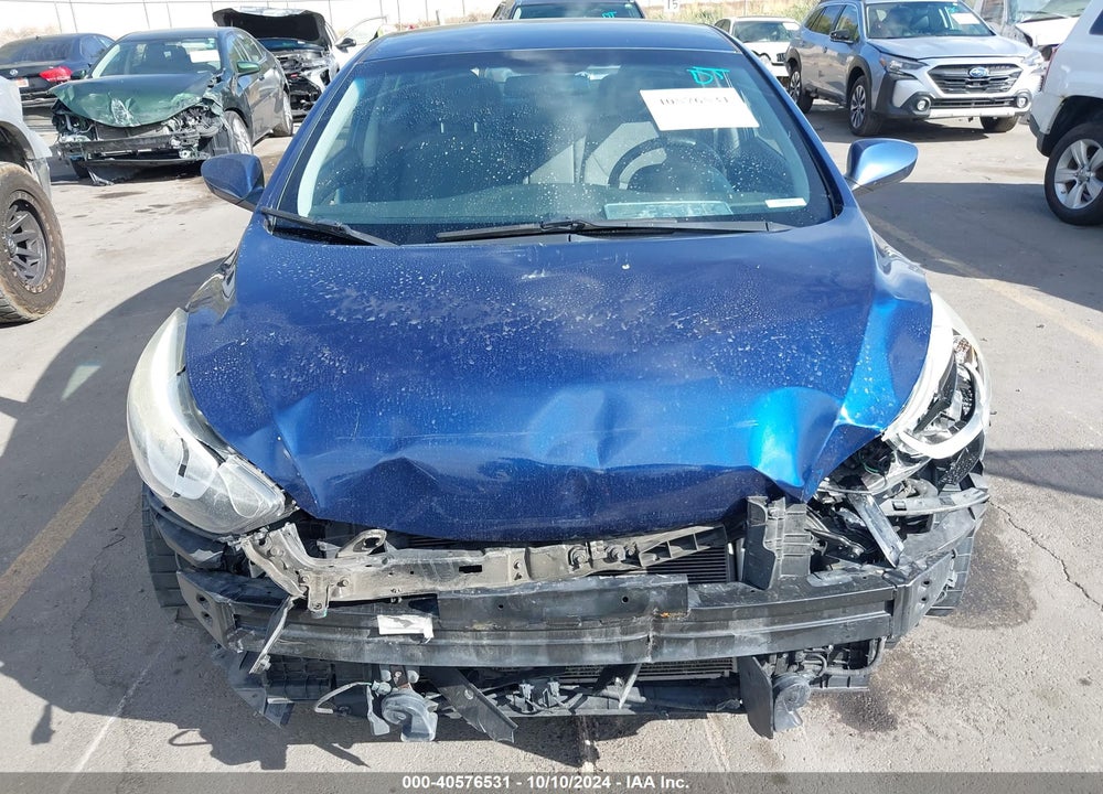 2016 HYUNDAI ELANTRA SE VIN: 5NPDH4AE2GH687099