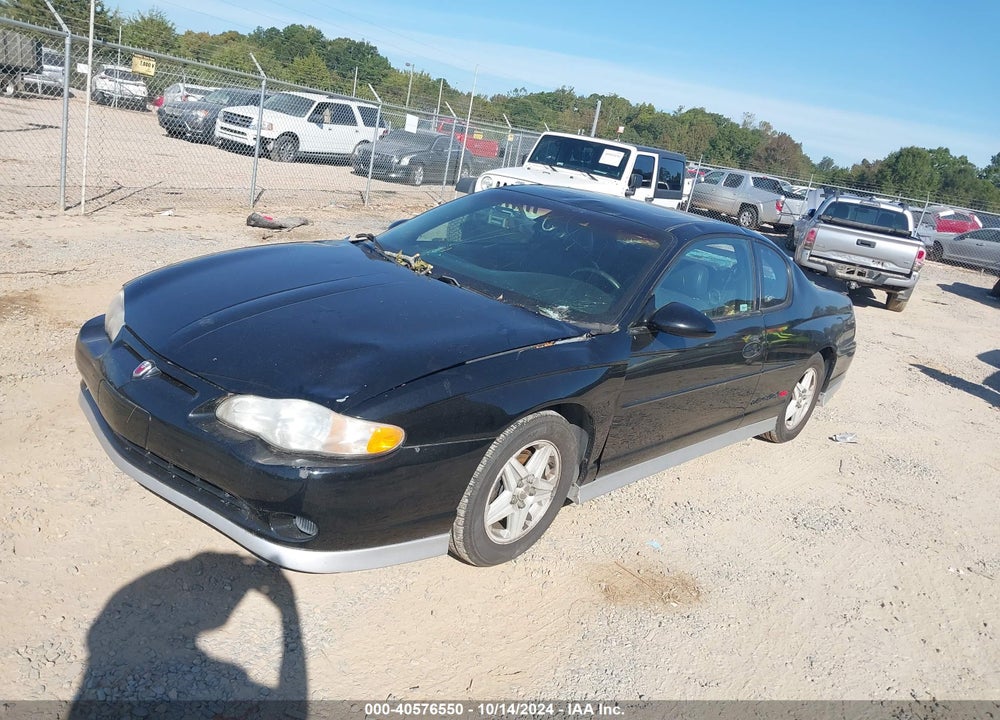 2003 CHEVROLET MONTE CARLO SS VIN: 2G1WX15K239166819