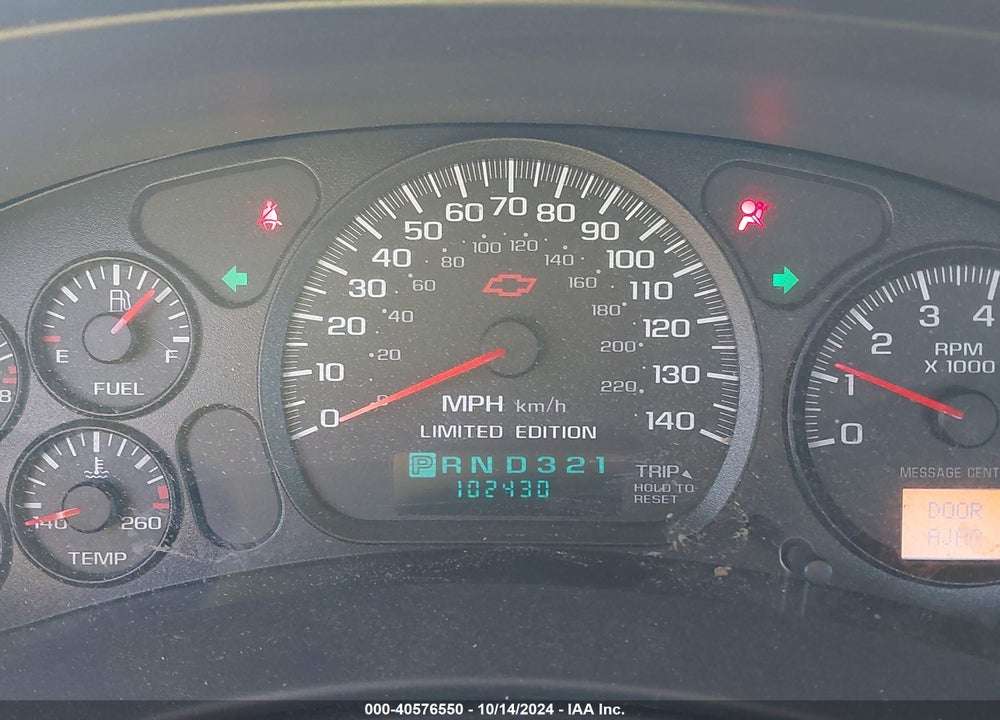 2003 CHEVROLET MONTE CARLO SS VIN: 2G1WX15K239166819