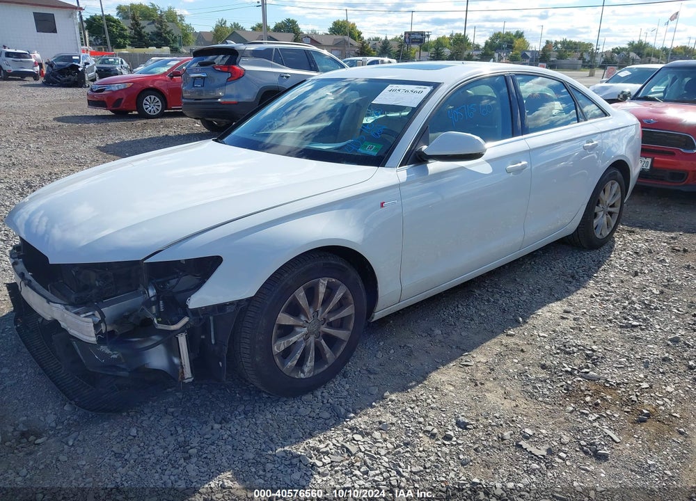 2013 AUDI A6 3.0T PREMIUM VIN: WAUFGAFCXDN129558