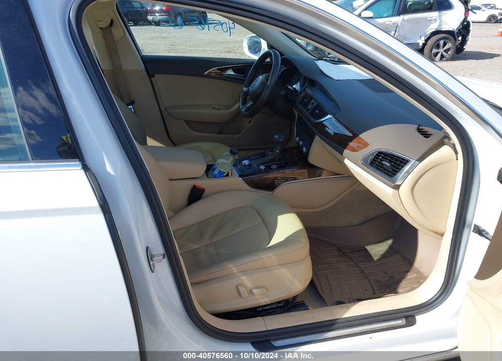 2013 AUDI A6 3.0T PREMIUM VIN: WAUFGAFCXDN129558