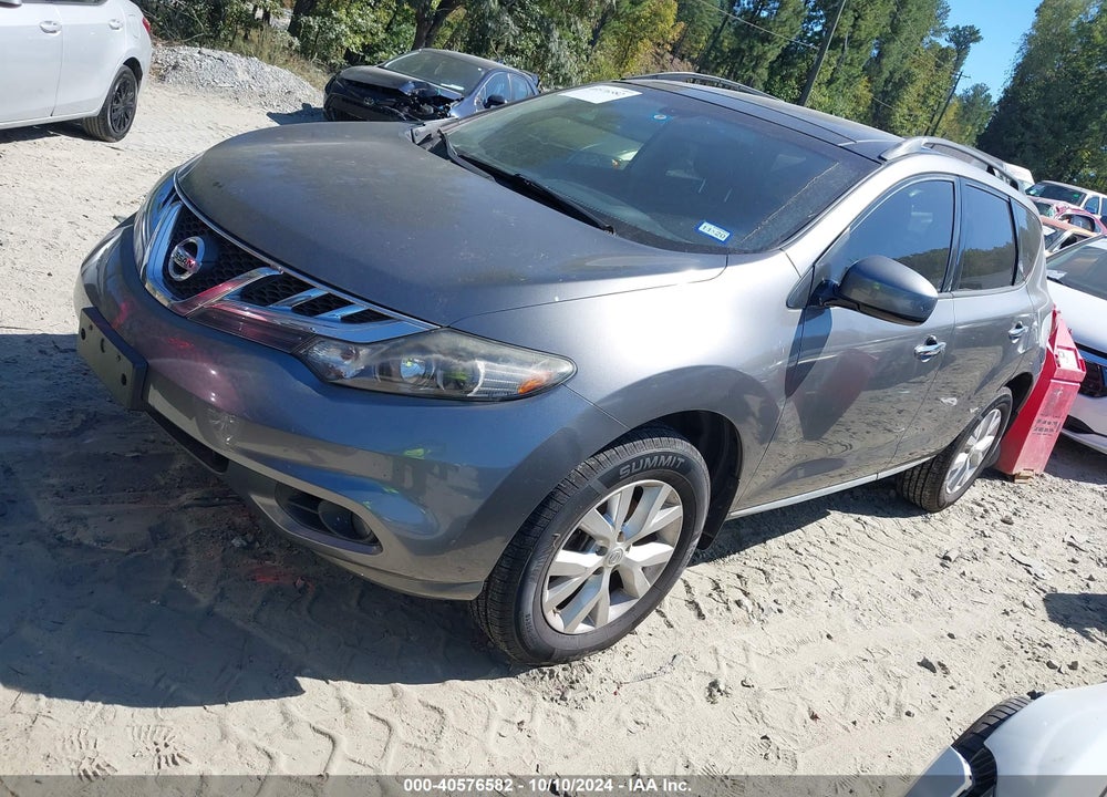 2014 NISSAN MURANO SL VIN: JN8AZ1MUXEW421567