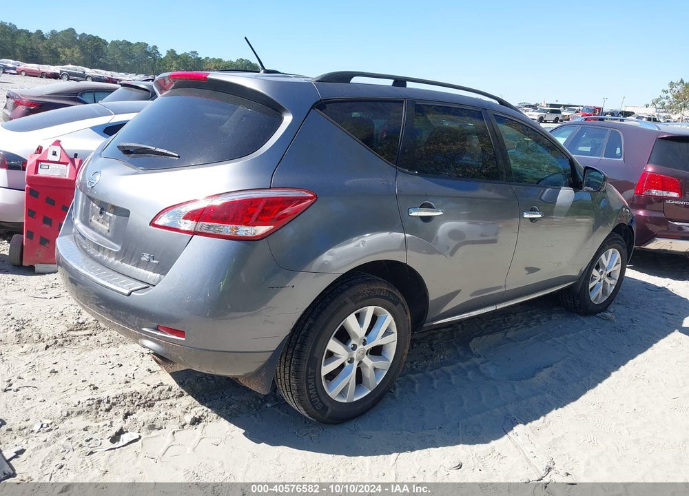 2014 NISSAN MURANO SL VIN: JN8AZ1MUXEW421567