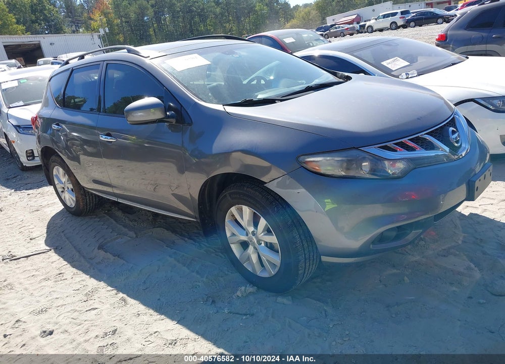 2014 NISSAN MURANO SL VIN: JN8AZ1MUXEW421567