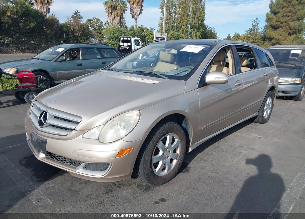 2007 MERCEDES-BENZ R 350 4MATIC VIN: 4JGCB65E97A036381