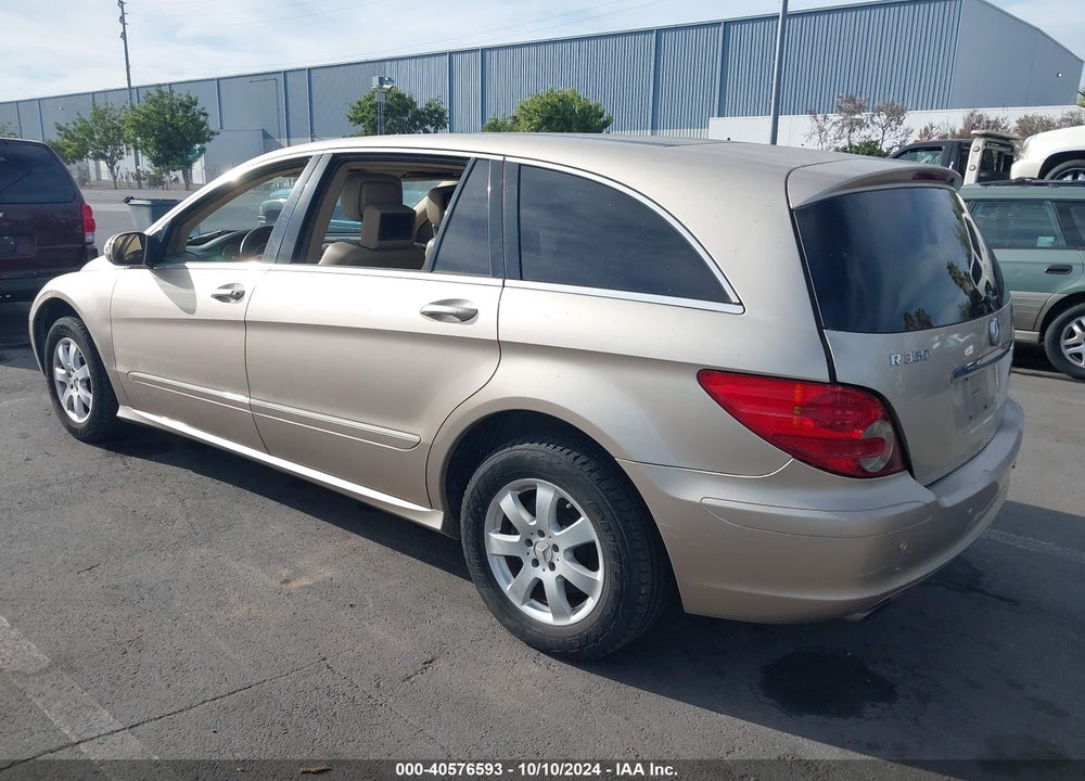 2007 MERCEDES-BENZ R 350 4MATIC VIN: 4JGCB65E97A036381