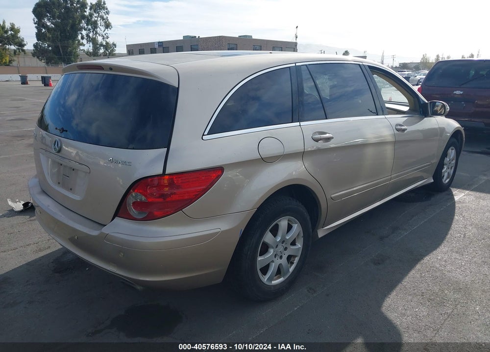 2007 MERCEDES-BENZ R 350 4MATIC VIN: 4JGCB65E97A036381
