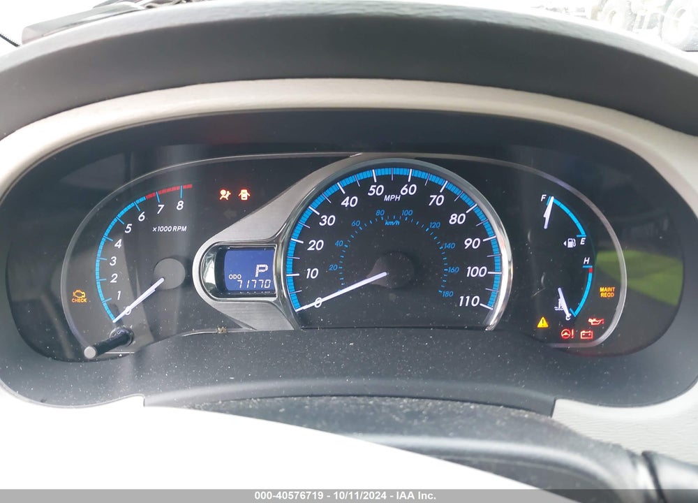 2013 TOYOTA SIENNA LIMITED V6 7 PASSENGER VIN: 5TDYK3DC7DS311088