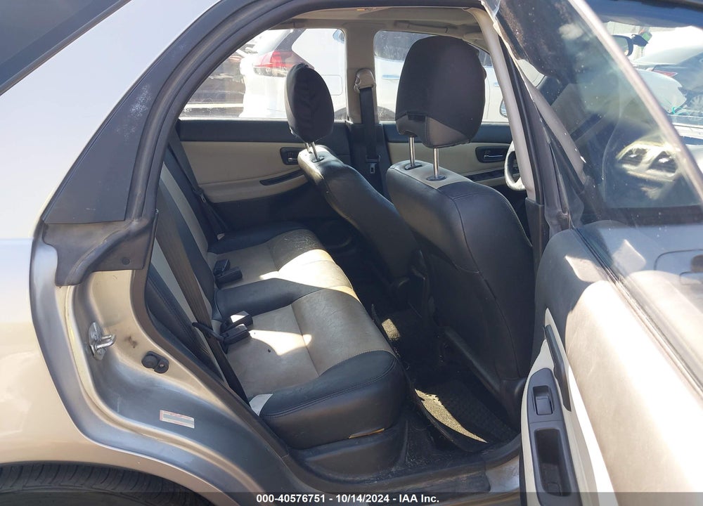 2005 SAAB 9-2X LINEAR VIN: JF4GG61605H052956