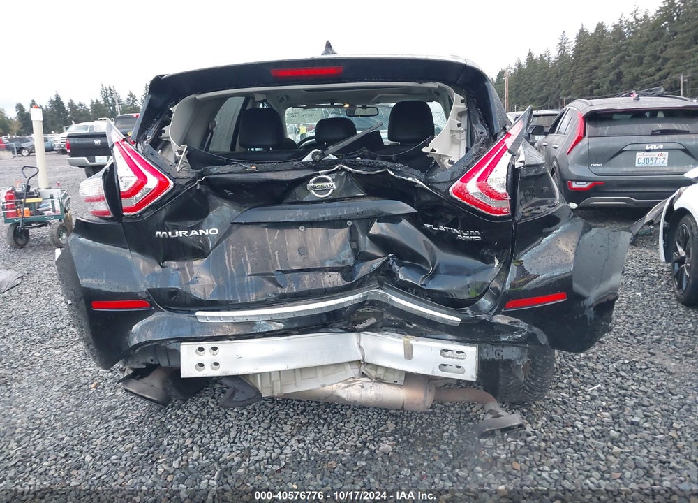 2017 NISSAN MURANO PLATINUM VIN: 5N1AZ2MH1HN188494