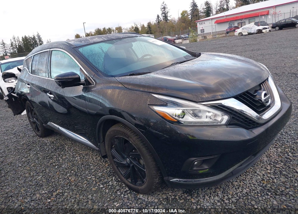 2017 NISSAN MURANO PLATINUM VIN: 5N1AZ2MH1HN188494