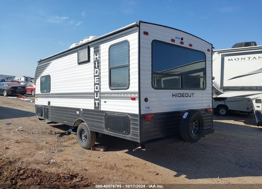 2022 KEYSTONE HIDEOUT 177RD VIN: 4YDTH1G16NW250841