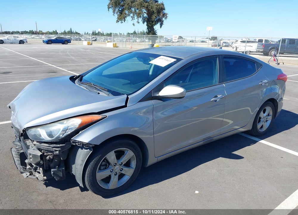 2013 HYUNDAI ELANTRA GLS VIN: KMHDH4AE5DU011517