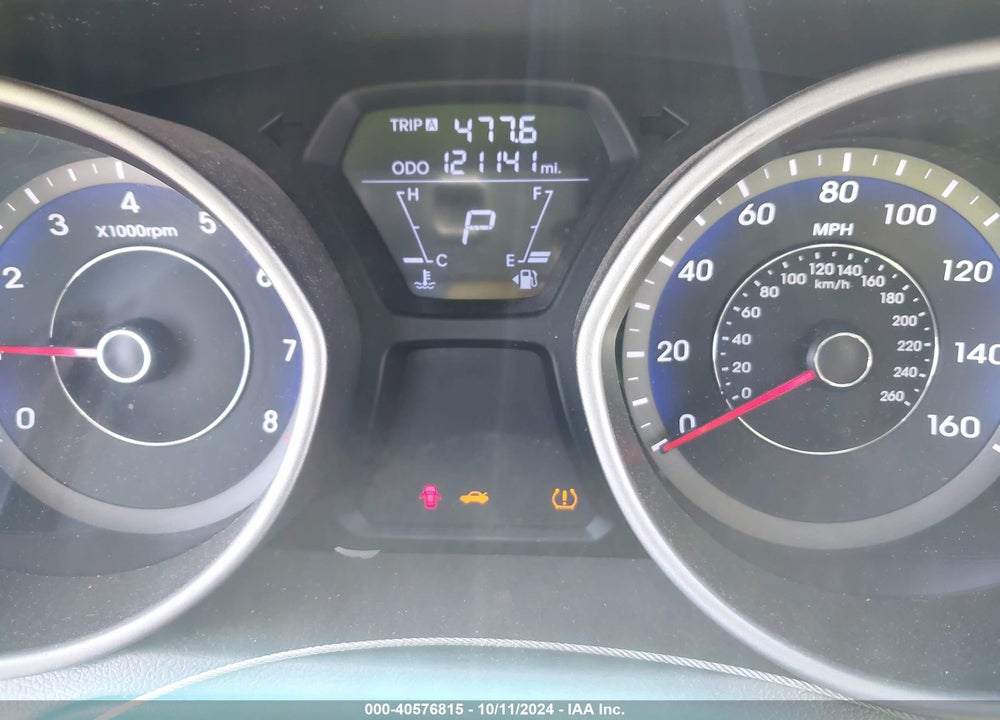 2013 HYUNDAI ELANTRA GLS VIN: KMHDH4AE5DU011517