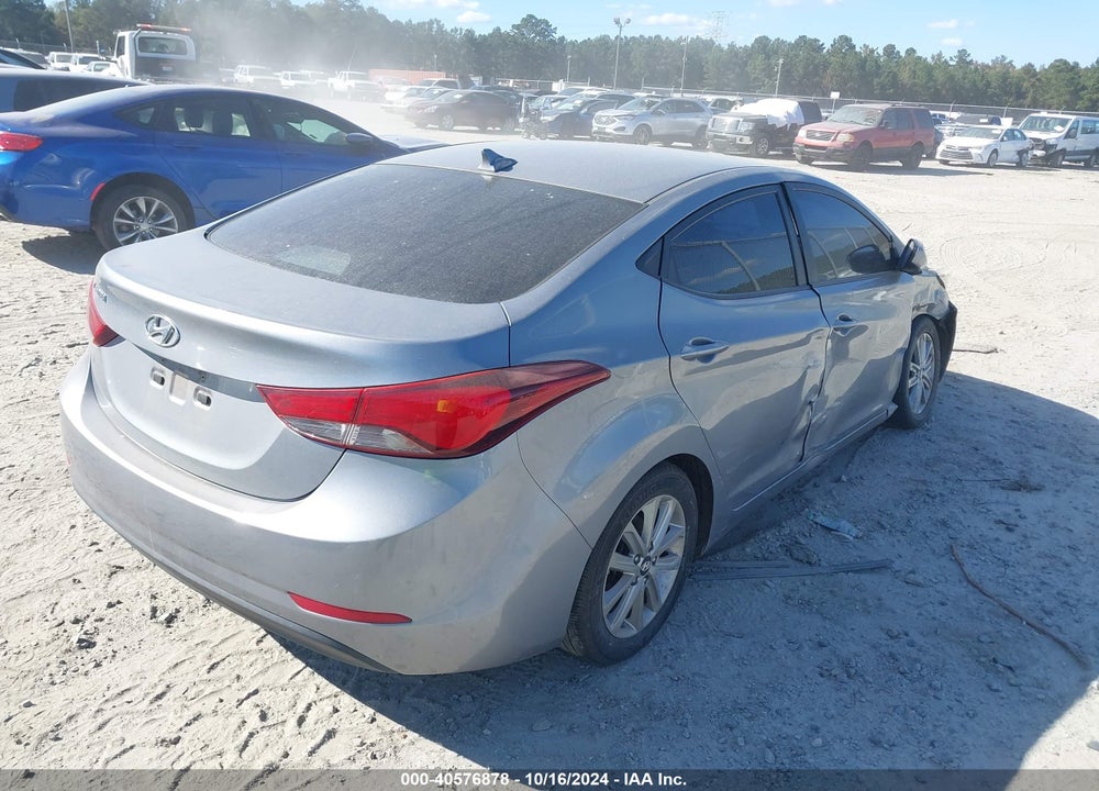 2015 HYUNDAI ELANTRA SE VIN: KMHDH4AE9FU278548