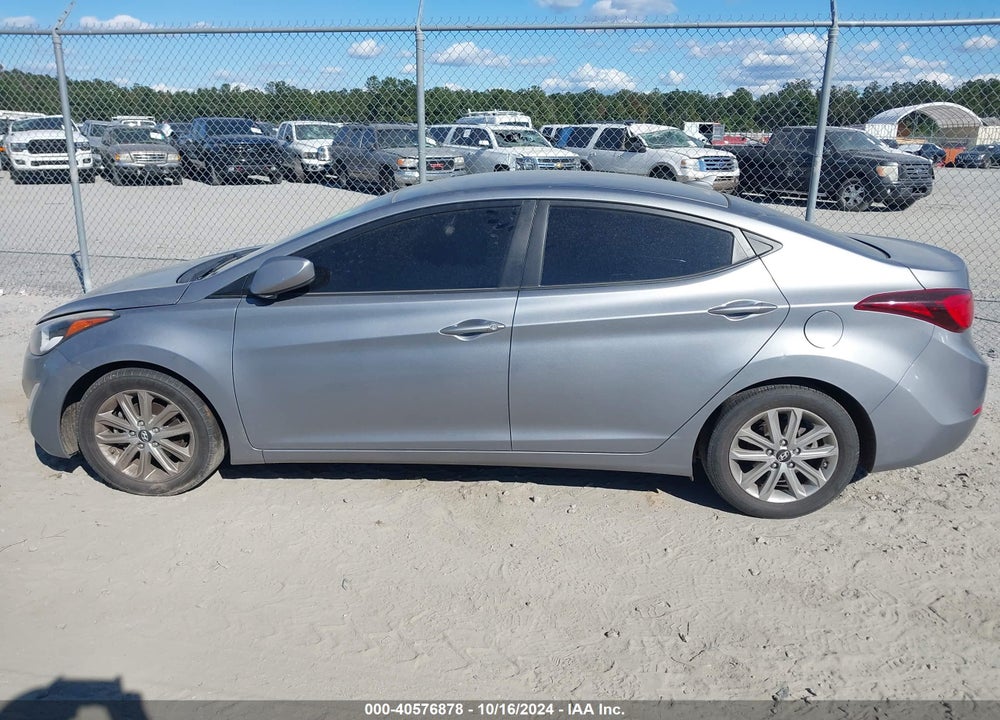 2015 HYUNDAI ELANTRA SE VIN: KMHDH4AE9FU278548