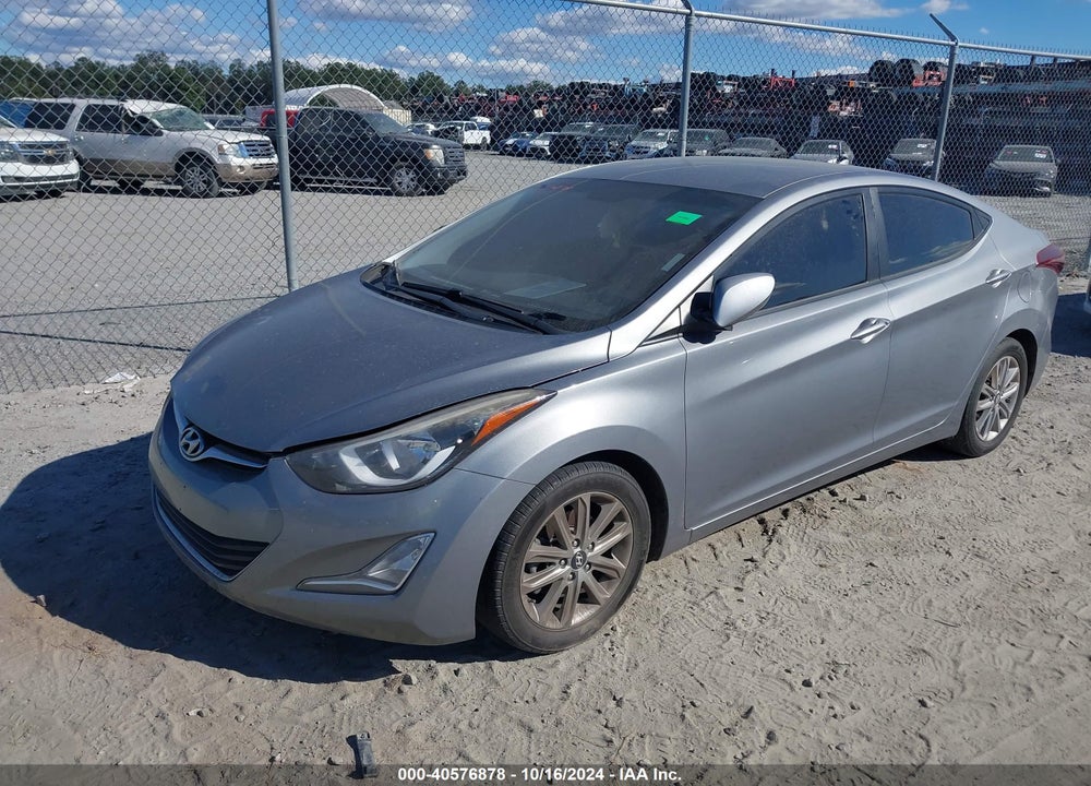 2015 HYUNDAI ELANTRA SE VIN: KMHDH4AE9FU278548