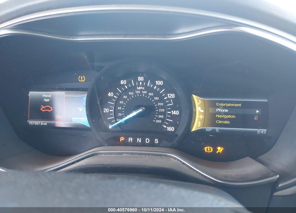 2014 FORD FUSION SE VIN: 3FA6P0H79ER292025