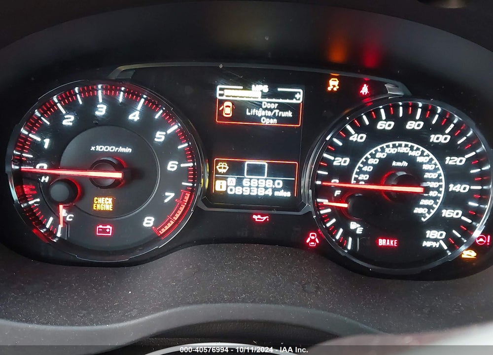 2020 SUBARU WRX VIN: JF1VA1A62L9801045
