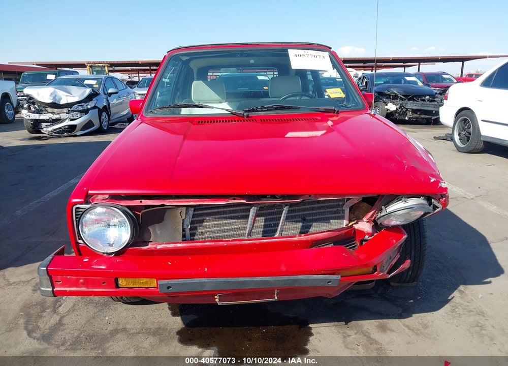1987 VOLKSWAGEN CABRIOLET VIN: WVWCA0159HK008635