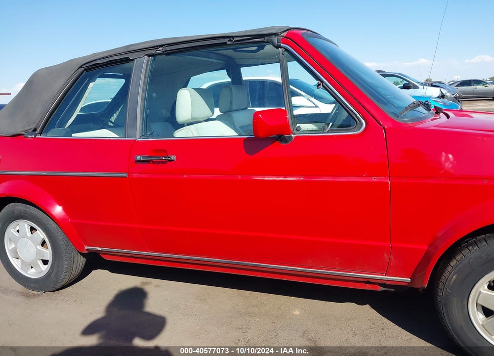 1987 VOLKSWAGEN CABRIOLET VIN: WVWCA0159HK008635