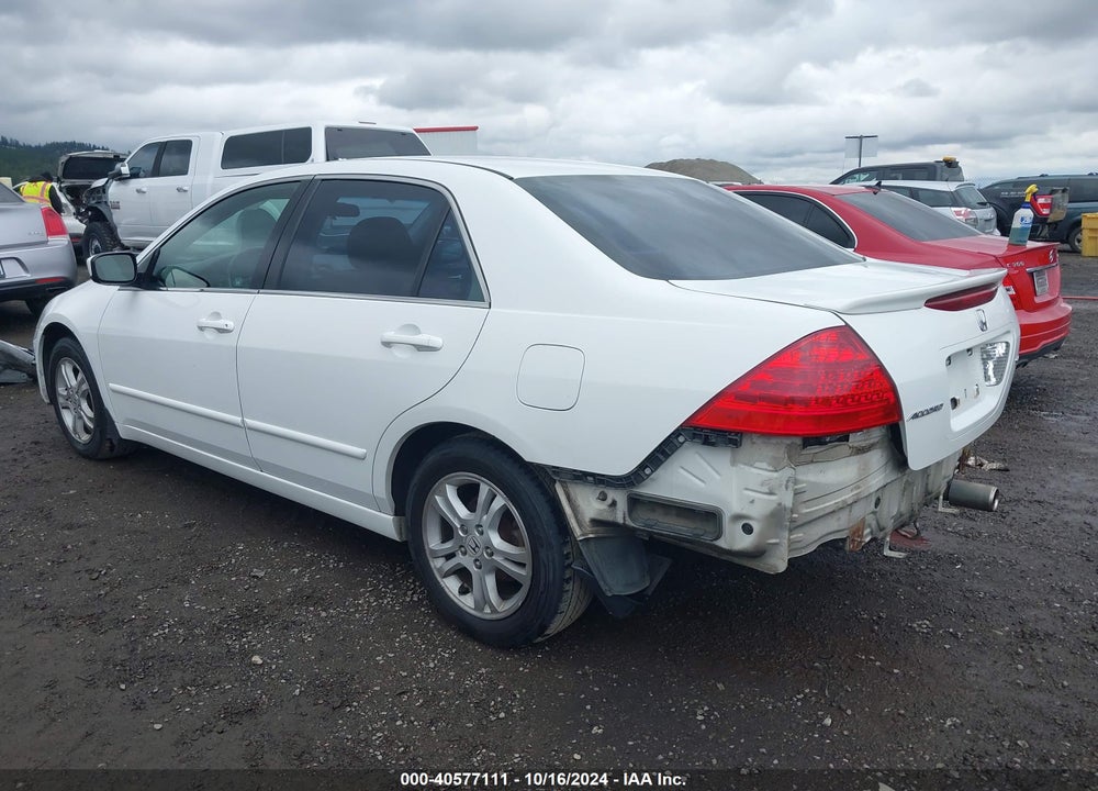 2007 HONDA ACCORD 2.4 EX VIN: 1HGCM56787A801087