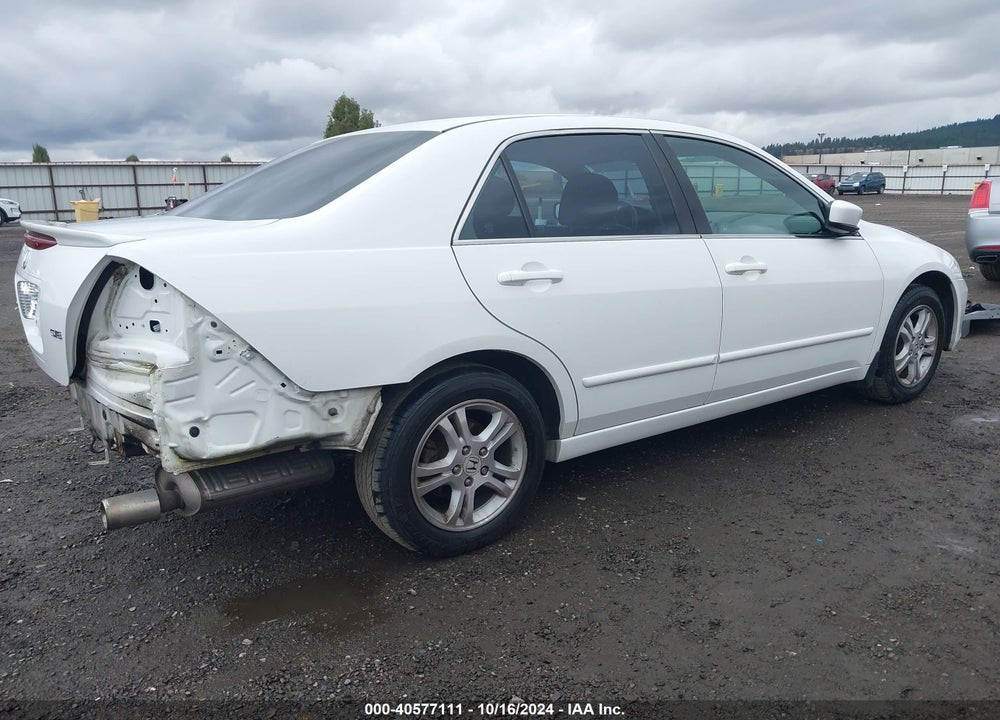 2007 HONDA ACCORD 2.4 EX VIN: 1HGCM56787A801087