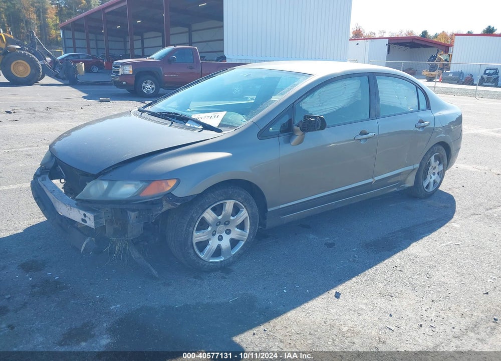 2008 HONDA CIVIC LX VIN: 2HGFA16578H337984