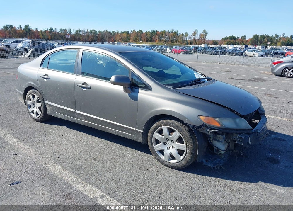 2008 HONDA CIVIC LX VIN: 2HGFA16578H337984